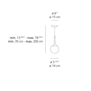 Artemide Castore 14 suspension lamp - Buy now on ShopDecor - Discover the best products by ARTEMIDE design
