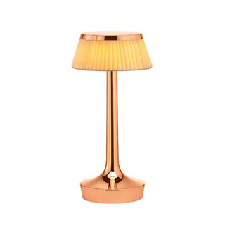 Flos Bon Jour Unplugged portable table lamp Flos Copper/Fabric - Buy now on ShopDecor - Discover the best products by FLOS design