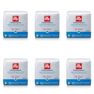 Illy set 6 packs iperespresso capsules coffee decaffeinated 18 pz. - Buy now on ShopDecor - Discover the best products by ILLY design