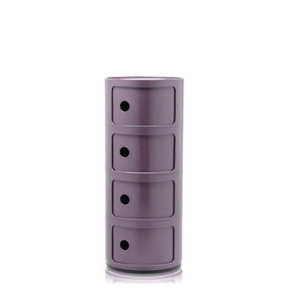 Kartell Componibili container with 4 drawers Kartell Purple 20 - Buy now on ShopDecor - Discover the best products by KARTELL design
