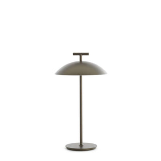 Kartell Mini Geen-A portable table lamp LED battery version for outdoor use Kartell Bronze BR - Buy now on ShopDecor - Discover the best products by KARTELL design