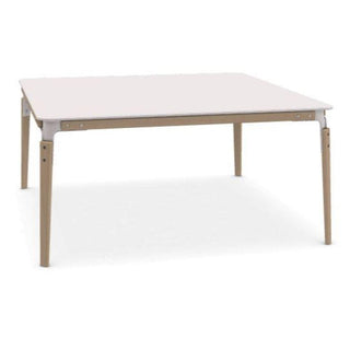 Magis Steelwood Table 145x145 cm. Magis Natural beech/White - Buy now on ShopDecor - Discover the best products by MAGIS design