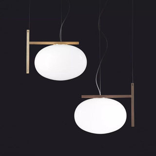 OLuce Alba 466 suspension lamp satin brass - Buy now on ShopDecor - Discover the best products by OLUCE design