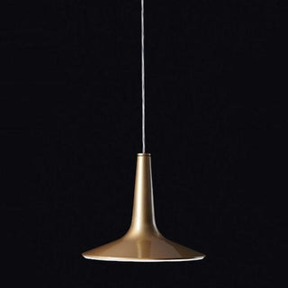 OLuce Kin 479 LED suspension lamp satin gold diam 30 cm. - Buy now on ShopDecor - Discover the best products by OLUCE design
