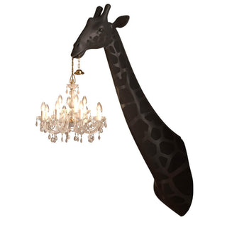 Qeeboo Giraffe In Love wall lamp Black - Buy now on ShopDecor - Discover the best products by QEEBOO design