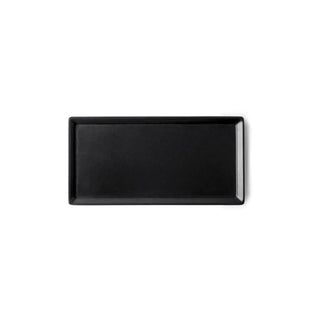 Schönhuber Franchi Grès Collection rectangular plate 12,5 x 26,5 cm. anthracite - Buy now on ShopDecor - Discover the best products by SCHÖNHUBER FRANCHI design