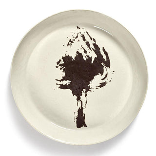 Serax Feast serving plate L diam. 44.5 cm. white - artichoke black - Buy now on ShopDecor - Discover the best products by SERAX design