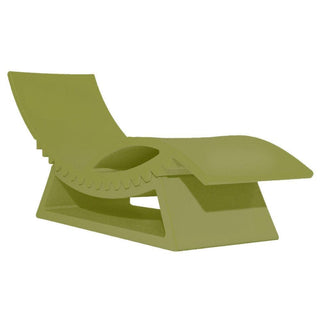 Slide Tic Tac Chaise longue Polyethylene by Marco Acerbis Slide Lime green FR - Buy now on ShopDecor - Discover the best products by SLIDE design