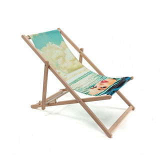 Seletti Toiletpaper Deck Chair Seagirl - Buy now on ShopDecor - Discover the best products by TOILETPAPER HOME design